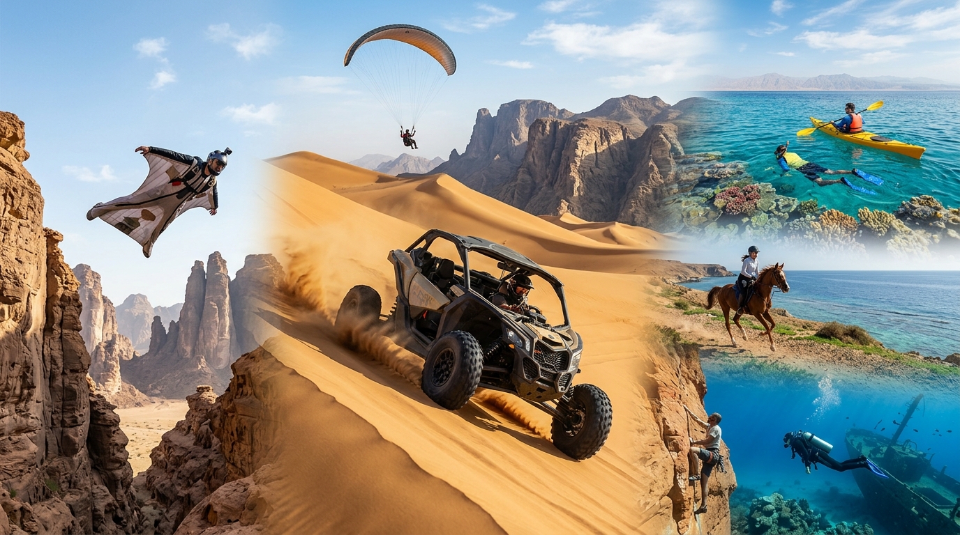 7 Adrenaline-Pumping Adventure Sports You Can Only Experience in Saudi Arabia