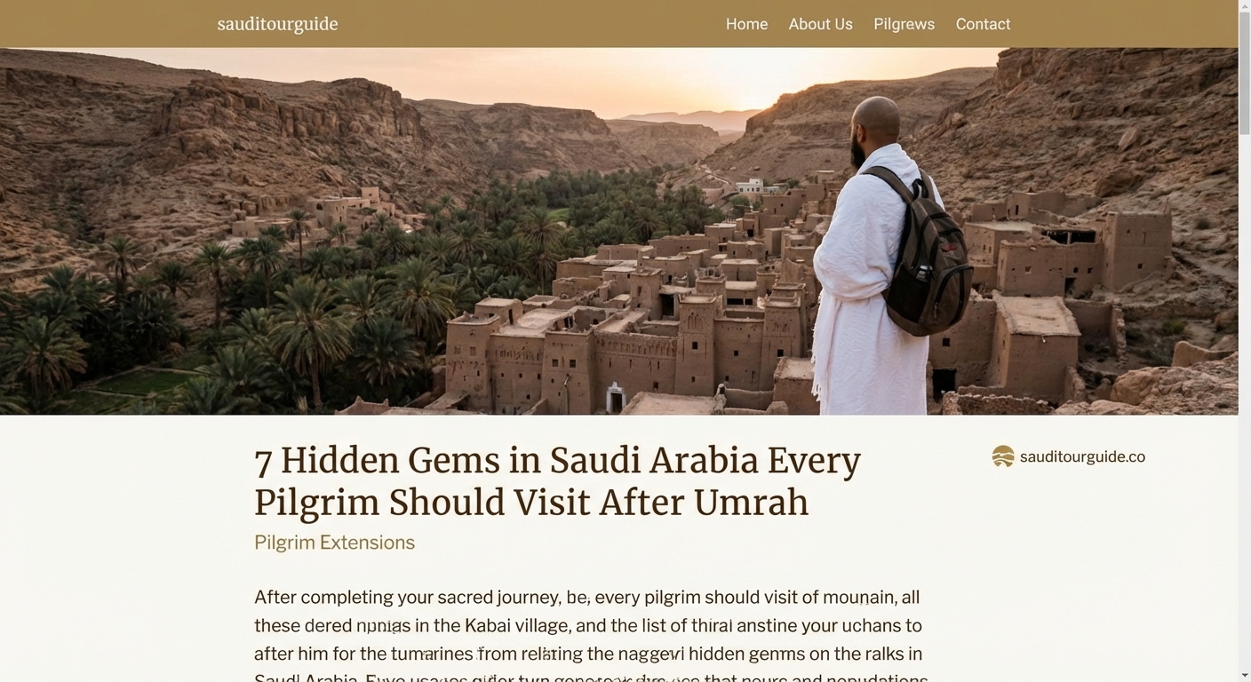 7 Hidden Gems in Saudi Arabia Every Pilgrim Should Visit After Umrah — 1