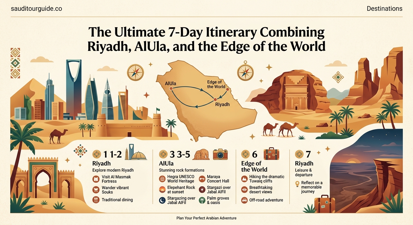 The Ultimate 7-Day Itinerary Combining Riyadh, AlUla, and the Edge of the World - Illustration 2