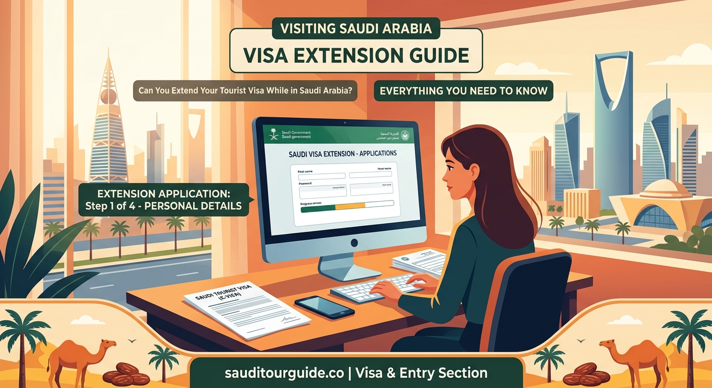 Can You Extend Your Tourist Visa While in Saudi Arabia? Everything You Need to Know - Illustration 2