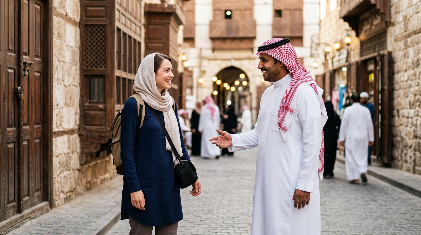 How to Greet and Interact with Locals: Saudi Social Etiquette Explained