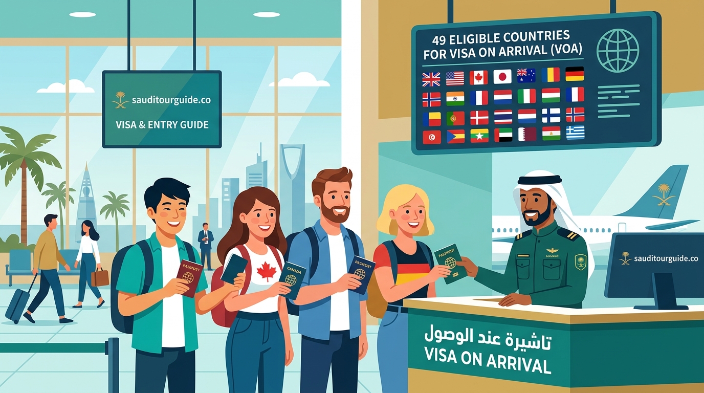 Saudi Arabia Visa-Free Entry: Which 49 Countries Qualify for Visa on Arrival — 1