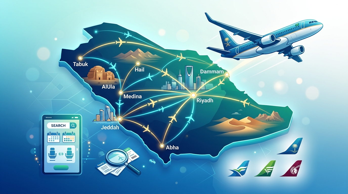 The Complete Guide to Saudi Arabia's Domestic Flights: Routes, Airlines, and Booking Hacks