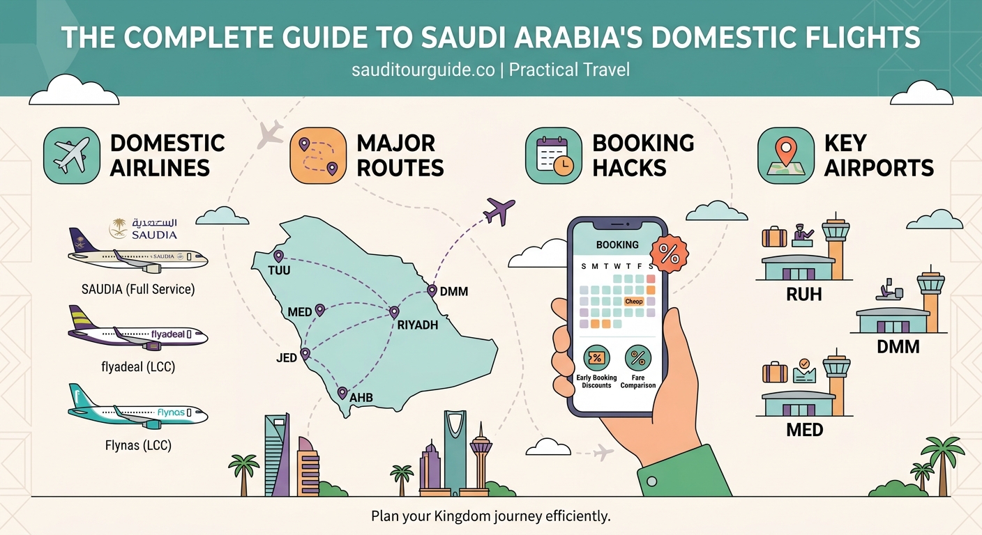 The Complete Guide to Saudi Arabia's Domestic Flights: Routes, Airlines, and Booking Hacks - Illustration 1