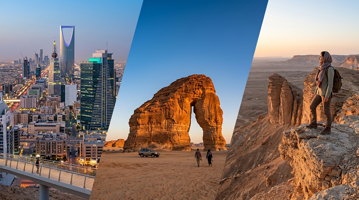 The Ultimate 7-Day Itinerary Combining Riyadh, AlUla, and the Edge of the World