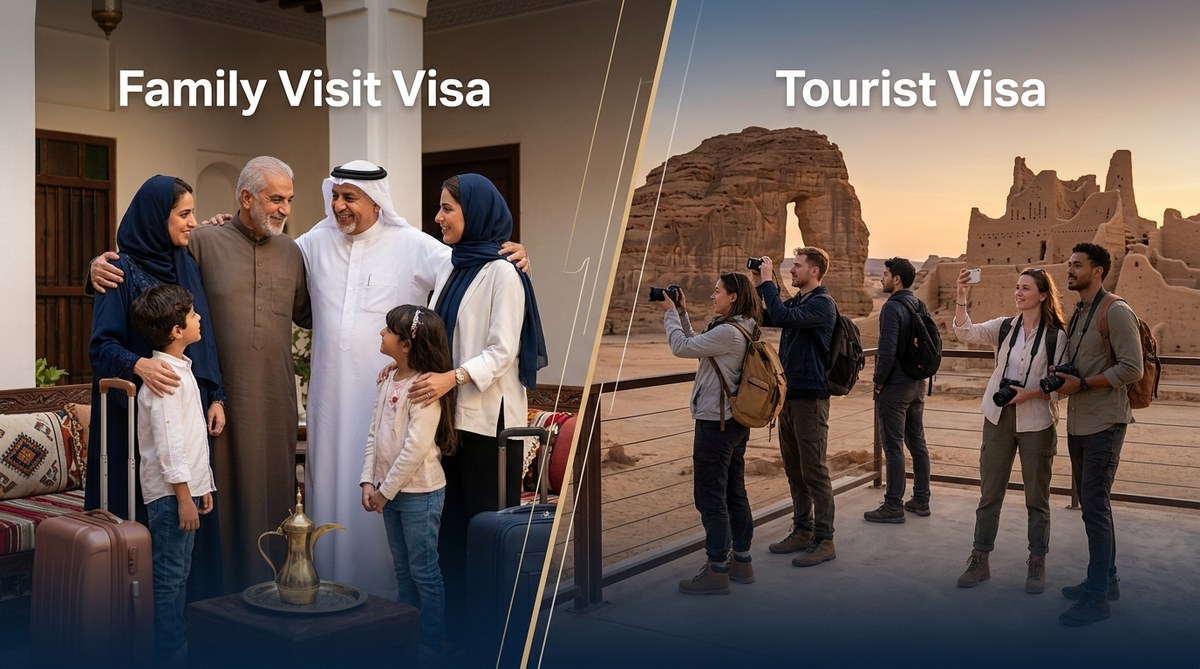 Family Visit Visa vs Tourist Visa: Which Saudi Entry Permit Do You Need?