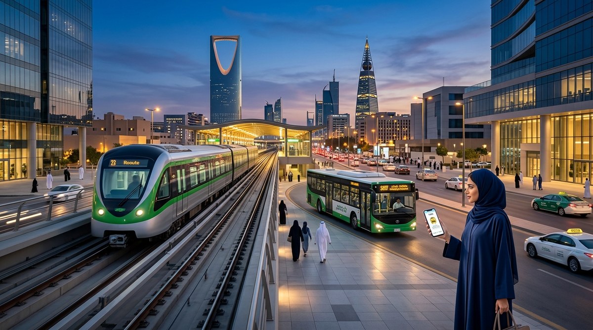 Navigating Saudi Arabia's Public Transportation: Metro, Buses, and Ride-Sharing Apps Explained
