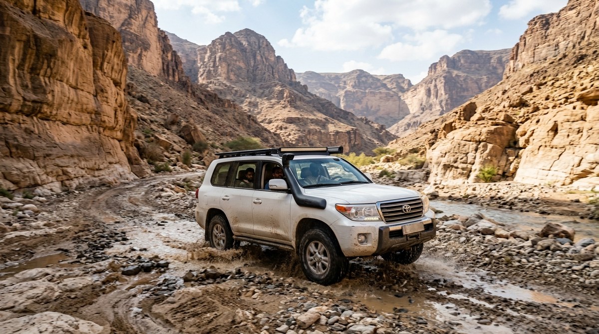 Wadi Bashing 101: The Extreme Off-Road Adventure Taking Over Saudi Arabia's Valleys
