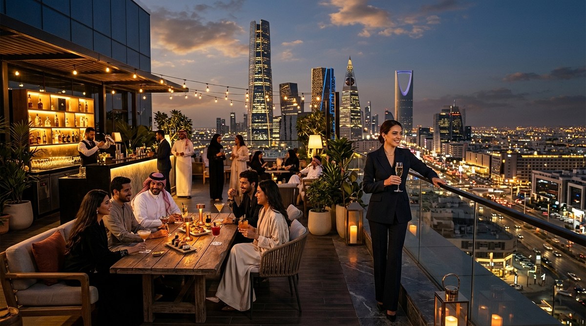 Where to Find the Best Rooftop Bars and Nightlife in Riyadh's New Entertainment District