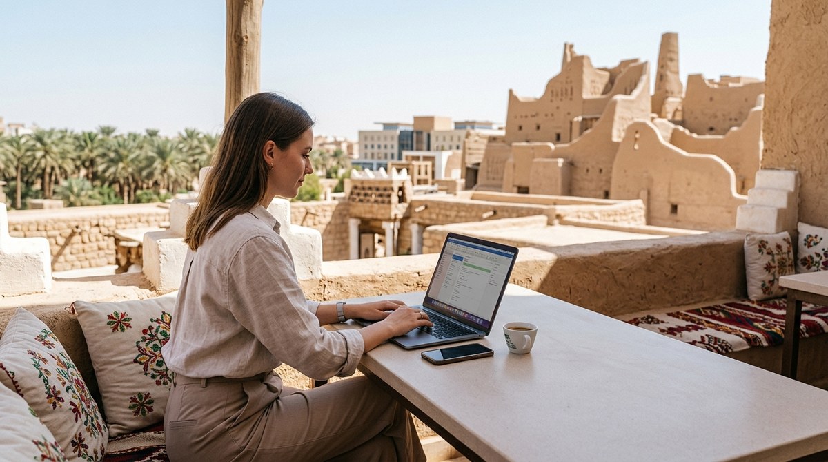 Working Remotely on a Saudi Tourist Visa: What Digital Nomads Should Know
