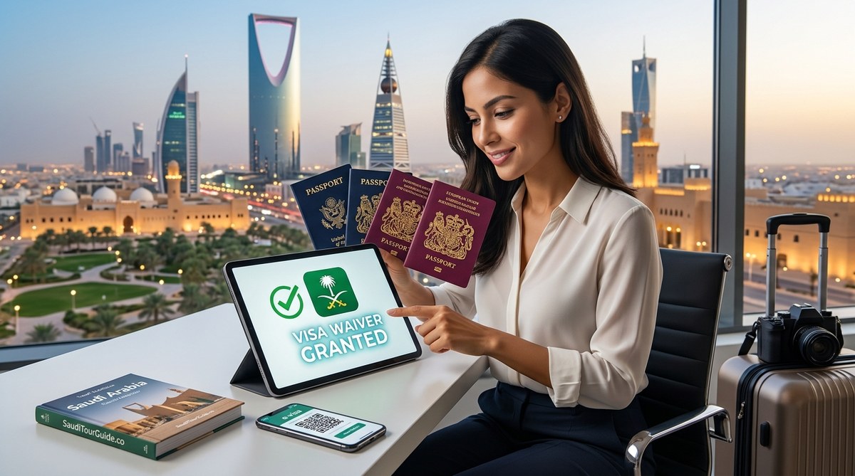 How to Get a Saudi Visa Waiver as a US, UK, or Schengen Visa Holder