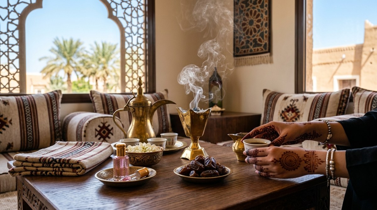 From Incense to Henna: 7 Senses of a Traditional Saudi Welcome