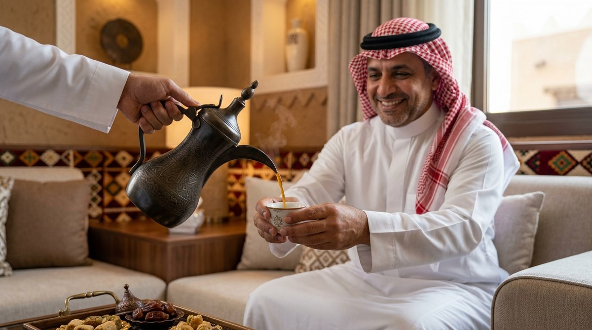 Why Saudis Pour Coffee First: The Hidden Rules of Arabian Hospitality